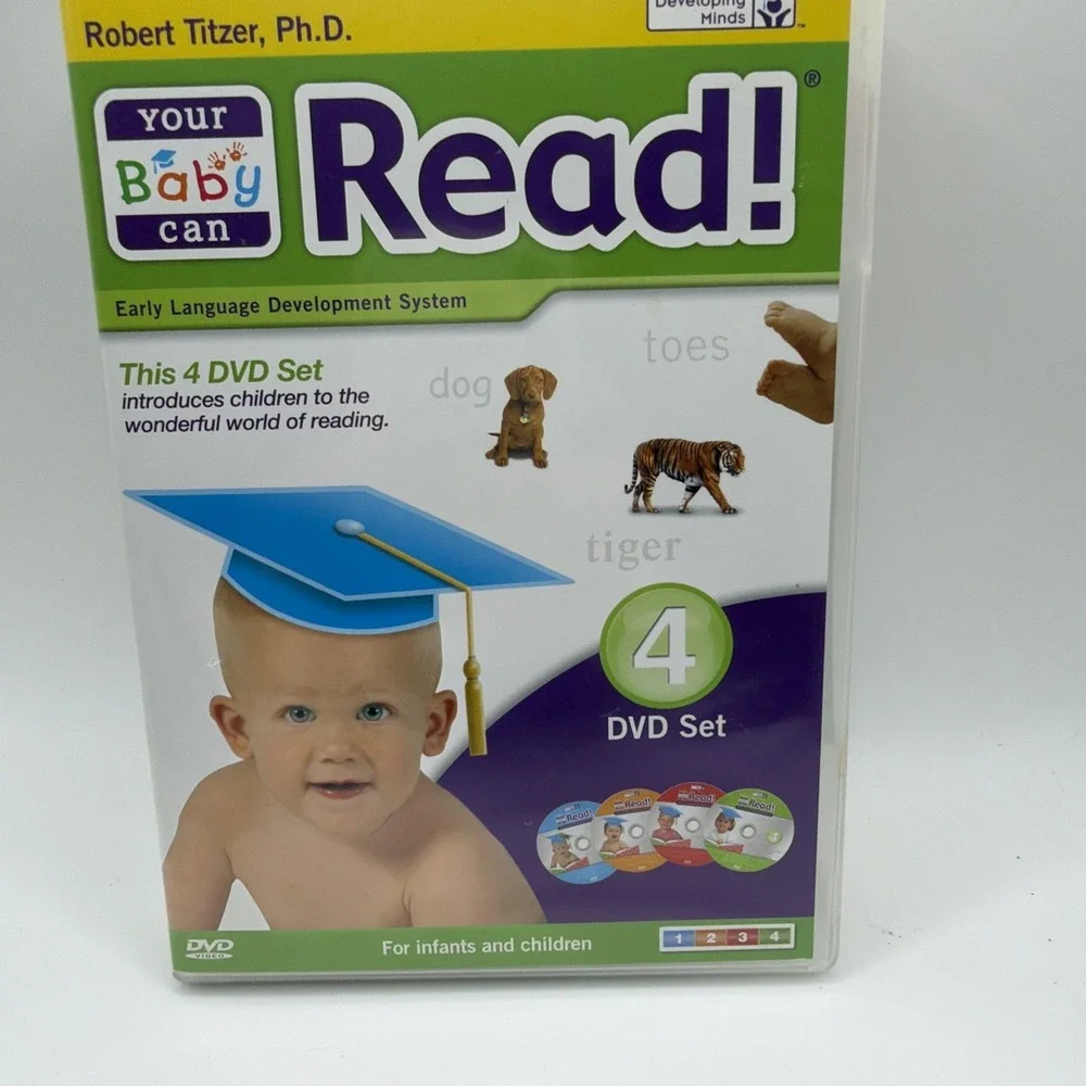 Your Baby Can Read DVD Lot  Of 5 Your Child Can Read Set Early Learning Titzer